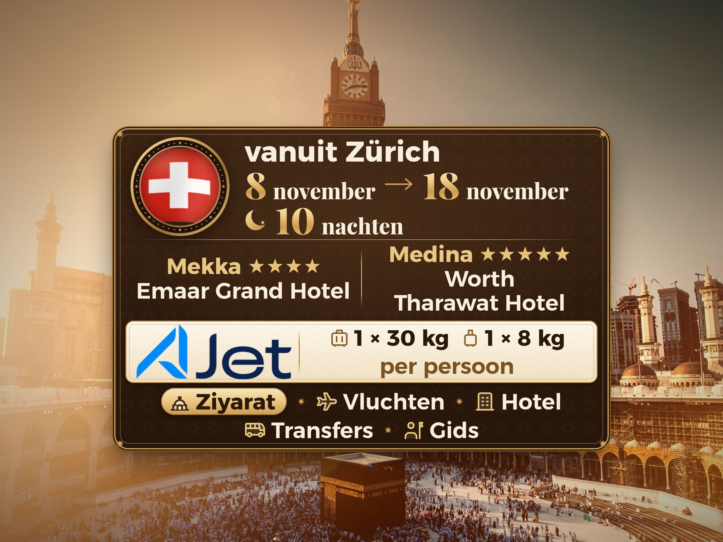 Umrah package, Mekka – Umrah Express – 1