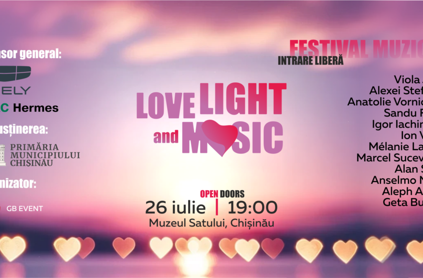 Intrare liberă la cel mai fierbinte festival, la Muzeul Satului – Love, Light & Music FEST!