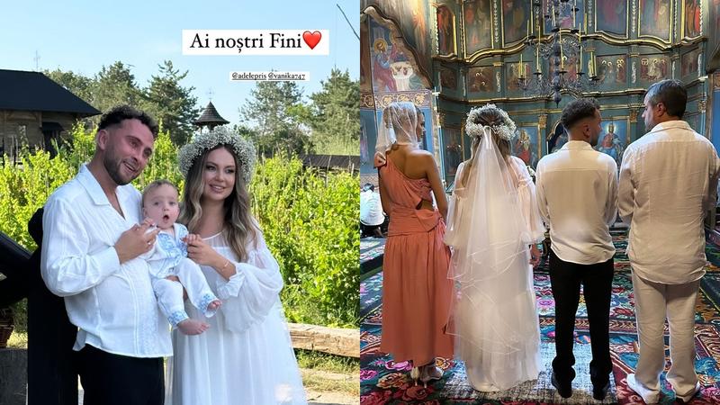  (FOTO/VIDEO) Anastasia Fotachi și Gabriel Stati, în rol de nași: „Cea mai bună prietenă mi-a devenit fină”