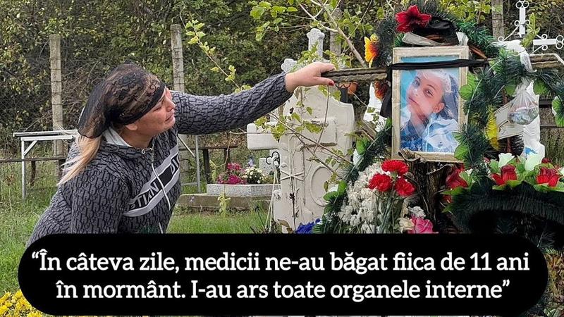  (VIDEO) Și-au dus fetița de 11 ani cu dureri de cap la spital, iar medicii le-au întors-o în sicriu, cu organele topite. O familie din Călărași cere dreptate pentru copila, care ar fi fost ucisă de un tratament greșit