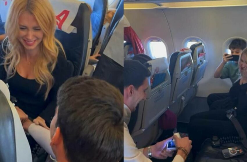  (VIDEO) Andreea Bălan a fost cerută în căsătorie de Victor Cornea în avion, în timp ce se îndreptau spre Laponia: „Te iubesc”