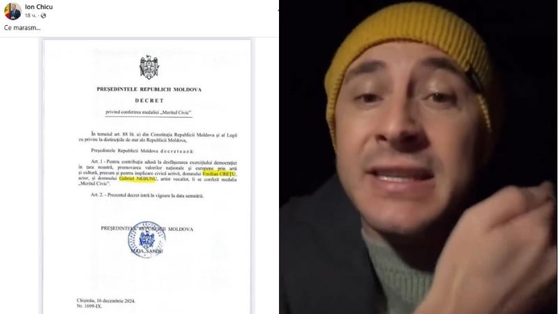  (VIDEO 18+) „F*ck you, domnule marasm!” Emilian Crețu a răbufnit după criticile lui Chicu pe „Meritul Civic”: Ce ați făcut voi pentru sat din banii voștri?! Ciocu’ mic