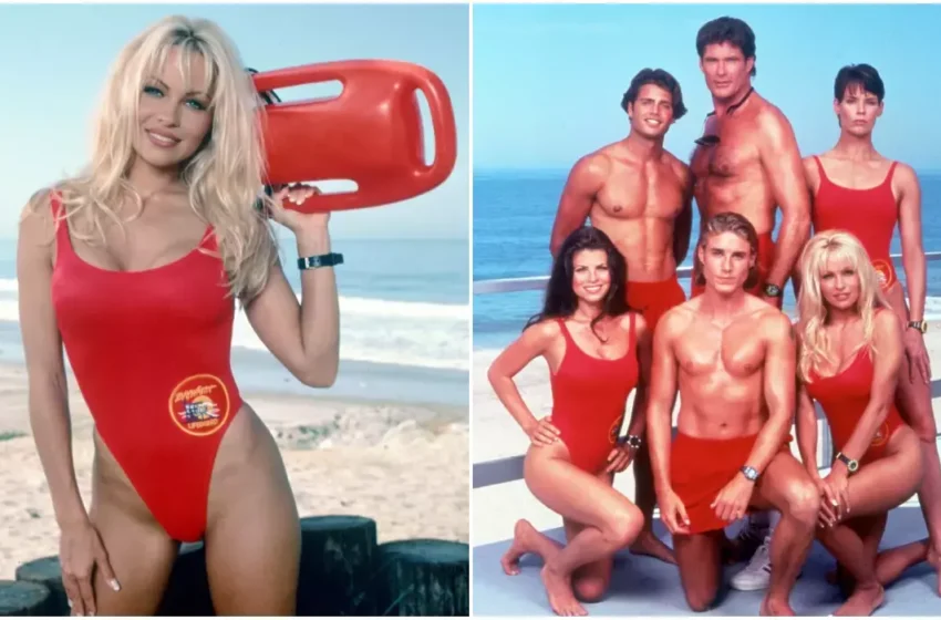  Costumul roșu purtat de Pamela Anderson în Baywatch va fi expus la Muzeul de Design din Londra