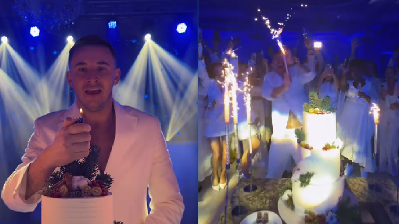  (VIDEO) Zi de naștere ca o nuntă: Emilian Crețu, petrecere de lux, dress code, sute de invitați și atmosferă incendiară. „Welcome, 38”