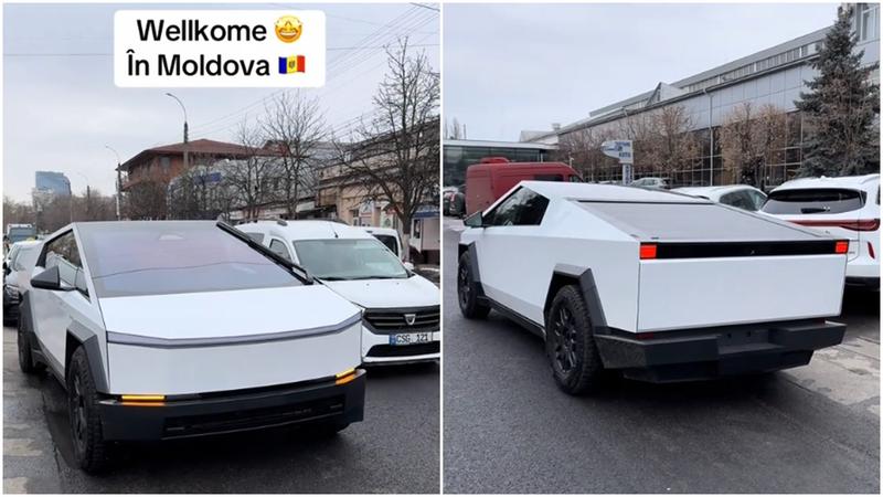  (VIDEO) „Seamănă cu un lighean.” Primul Tesla Cybertruck adus în Moldova nu i-a impresionat pe internauți: Răzătoare de morcov