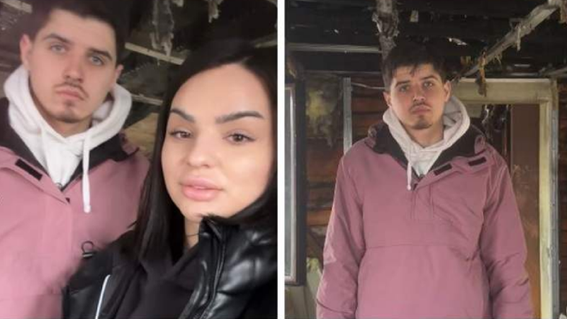  Unde locuiesc bloggerița Mihaela Cavcaliuc și Ștefan, după ce incendiul le-a distrus casa: Cupulu, extrem de afectat
