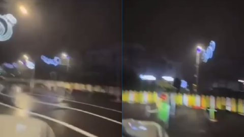  (VIDEO) Imagini revoltătoare în capitală: Șoferul unui BMW, filmat în timp ce gonește pe o alee pietonală. Tânărul de 20 de ani a rămas fără permis