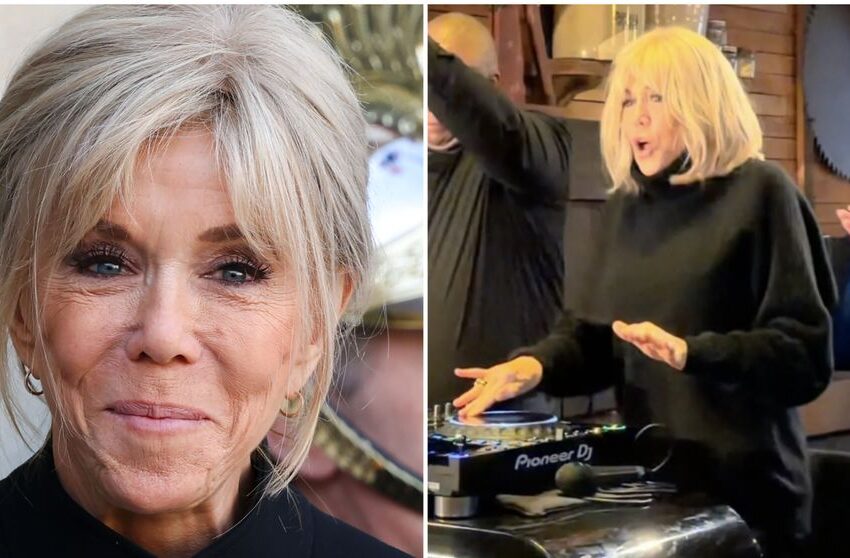  (VIDEO) Brigitte Macron, vedeta serii la o petrecere! În pantaloni de piele a acceptat rolul de DJ și a dansat pe mixtape-ul „Forever Young”