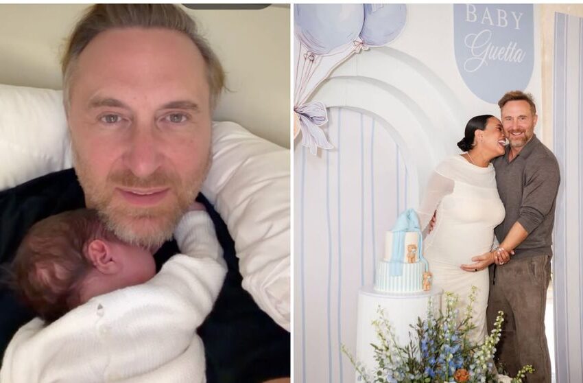  (FOTO) Bucurie mare în familia lui David Guetta. La 58 de ani, celebrul DJ și-a întâmpinat cel de-al patrulea copil