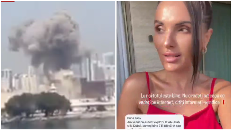  (VIDEO) „Nu credeți tot ce vedeți pe TikTok și Telegram.” Tany Vander, din Dubai, după ce ar fi răsunat explozii: „Lumea mă întreabă care e situația”