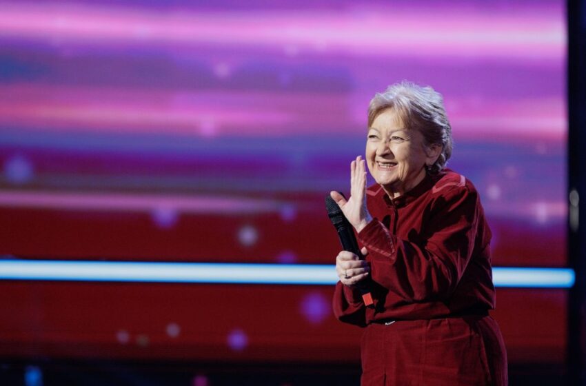  (VIDEO) O pensionară de 83 de ani uimește prin curajul ei: „Pentru mine, aici, la „Românii au talent”, începe o nouă viață!”