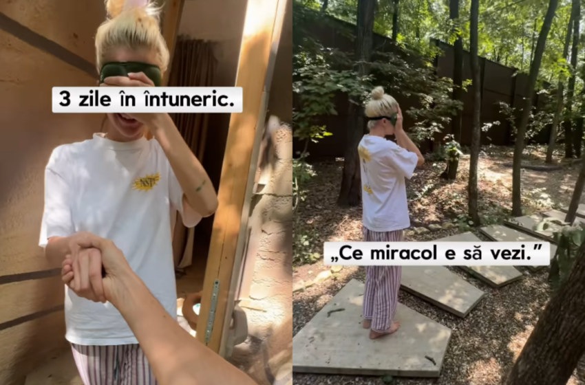  (VIDEO) Experiment extrem pentru o vedetă de la noi: 3 zile de izolare în întuneric total. Imaginile de la ieșire au devenit virale