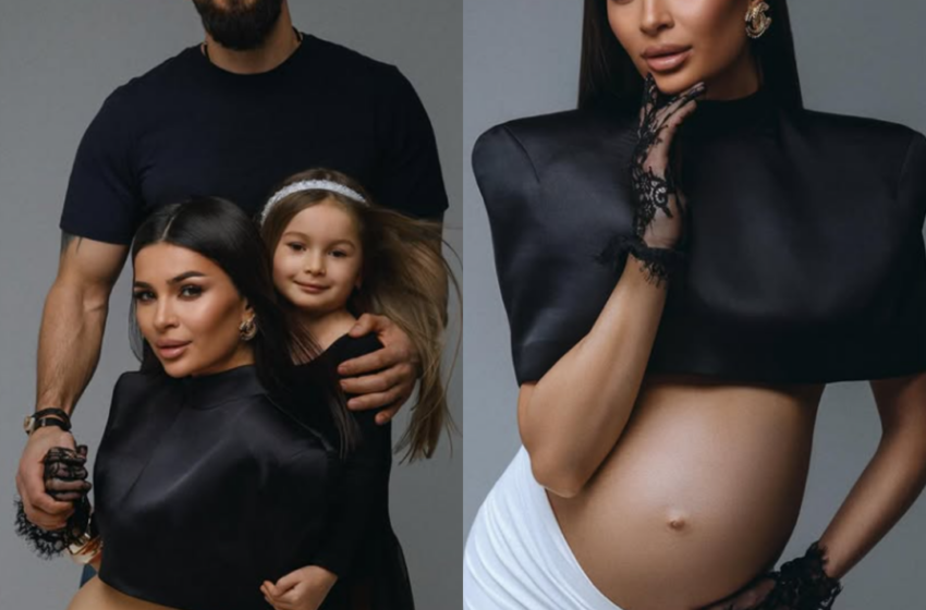  (FOTO) Anastasia Iacub, în culmea fericirii! Miss Moldova 2015 și-a etalat burtica de graviduță într-o ședință foto de colecție: „Inima mea crește odată cu familia mea”