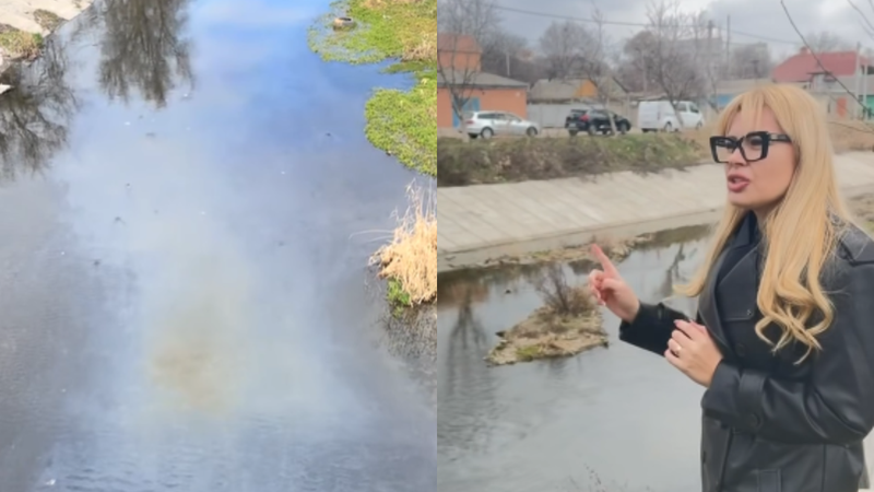  (VIDEO) „Alimentarea Chișinăului se face din Nistru, nu Bîc”. Șefa Apă-Canal: Se presupune a fi o pată petrolieră, așteptăm investigațiile