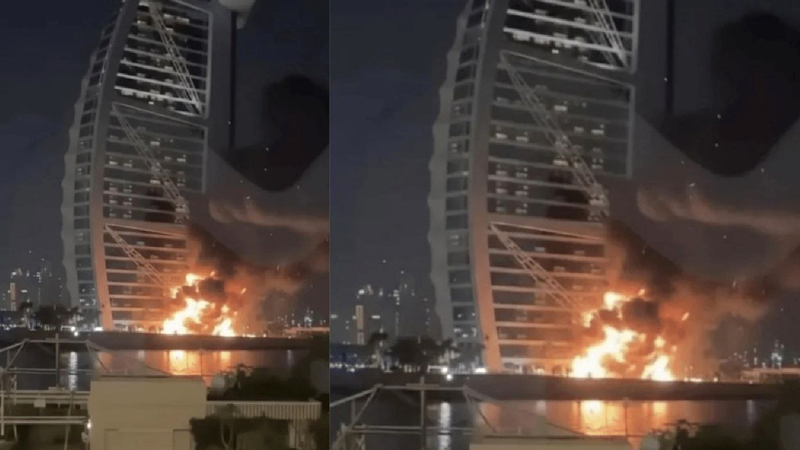  (VIDEO) Celebrul hotel din Dubai, Burj al Arab, a fost lovit de o dronă iraniană