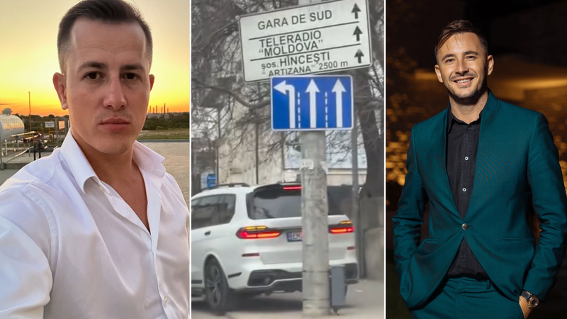  (VIDEO) BMW-ul de lux al lui Emilian Crețu, parcat neregulamentar. Patric Hanganu a surprins momentul, l-a publicat pe rețele și l-a șters la scurt timp