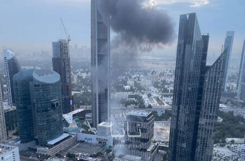  (VIDEO) Panică în Dubai! O dronă a lovit un zgârie-nori. Imagini terifiante