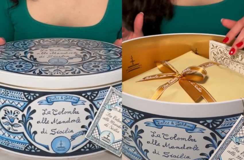  (VIDEO) Lux pe rafturile din Chișinău: Cozonacul Dolce & Gabbana a încins spiritele pe internet: „Ei știu că asta se vinde sub brandul lor?”