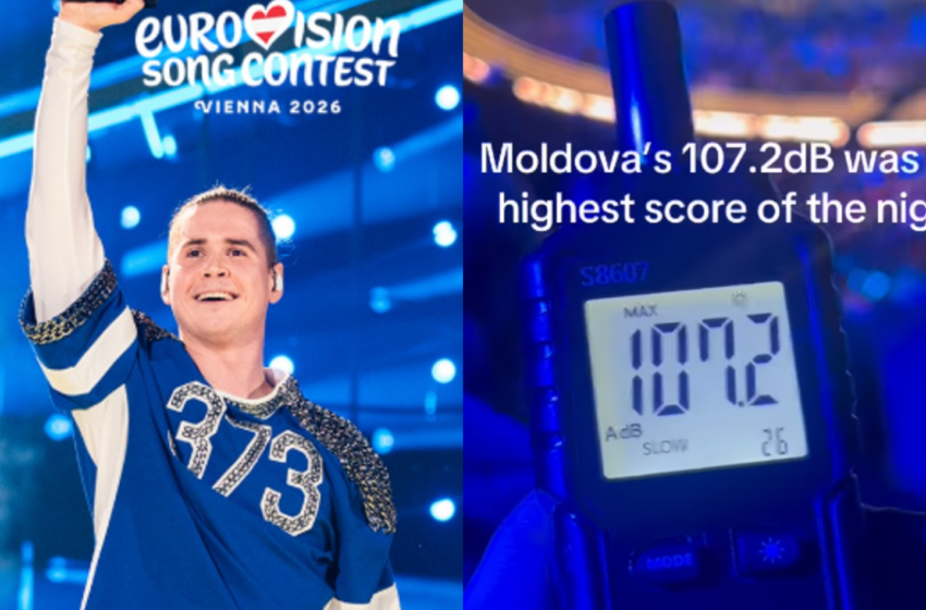  (VIDEO) Satoshi a „aruncat în aer” sonometrele la Eurovision: Valori record de decibeli în timpul prestației artistului. Sala a vuit mai tare ca niciodată
