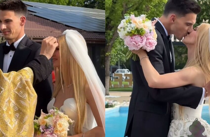  (FOTO) Andreea Bălan și Victor Cornea s-au căsătorit. Cununia religioasă a avut loc pe malul Lacului Buftea: „Împreună, spre infinit”