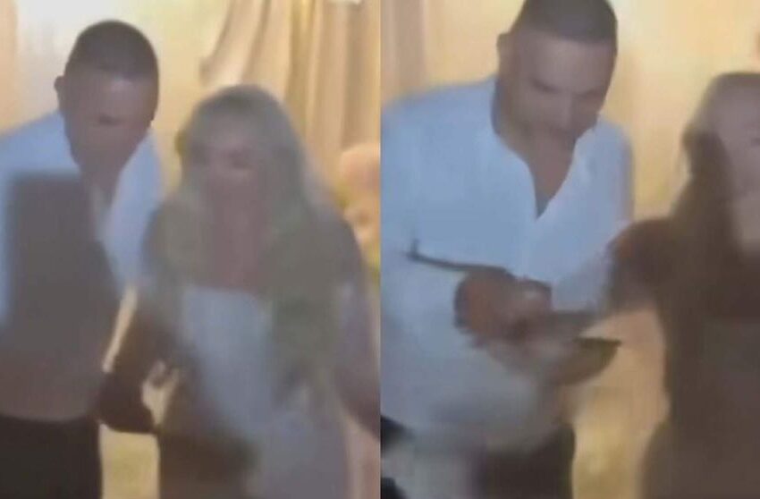  Video absolut șocant de la nuntă! Mirele a luat tortul și l-a aruncat pe jos, după ce s-a certat cu mireasa. Totul s-a întâmplat sub privirile disperate ale invitaților