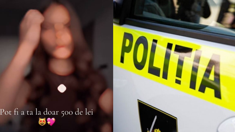  „Pot fi a ta pentru doar 500 de lei”. O tânără, în vizorul Poliției, după ce a publicat tiktok-uri în care oferă „relaxare, cu deplasare la domiciliu”