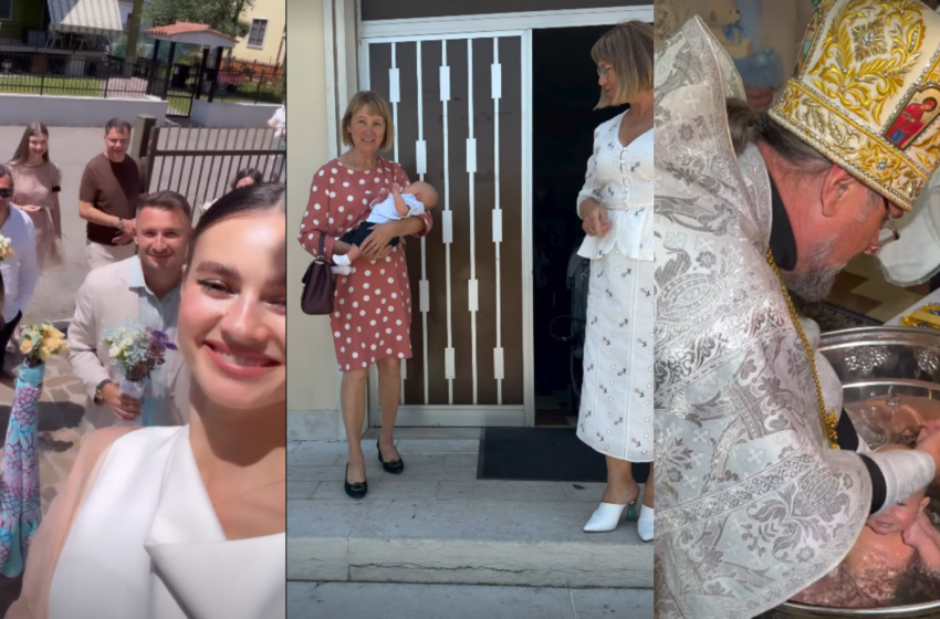  (FOTO/VIDEO) Mare sărbătoare în familia lui Emilian Crețu! Actorul și-a luat toate fetele și a zburat în Italia, unde sora lui mai mare își botează astăzi băiețelul