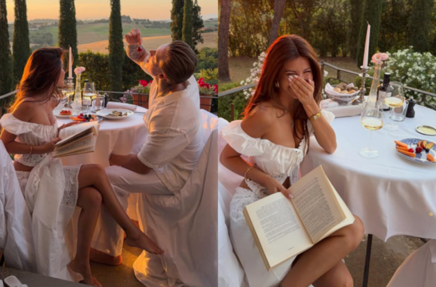  (VIDEO/FOTO) „I said YES!” Valerie Lungu și iubitul său, Alex Gîlcă, s-au logodit. Cum arată inelul