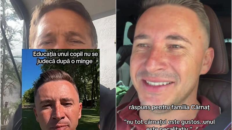  (VIDEO) „Dragi prieteni, dușmani și cârnați…” Emilian Crețu îl atacă dur pe Teodor Cârnaț după scandalul cu copacul rupt în parcul actorului: Aveți grijă ce consumați…