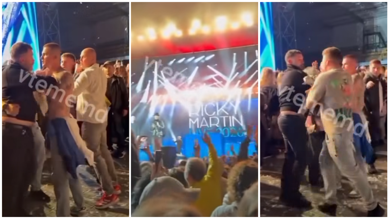  (VIDEO) „Фанаты дерутся за Рики Мартина”. Mai mulți bărbați s-au luat la pumni la concertul celebrului artist: „Cum să nu vă faceți de rușine?!”