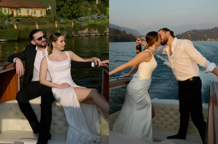  (FOTO/VIDEO) „Aici se rupe ringul!” Kristian Ursache de la „Lupii lui Alex Calancea” s-a însurat. Colegii din trupă, Surorile Osoianu și Magnat și Feoctist au încins atmosfera la maximum
