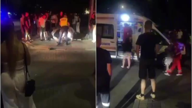  (VIDEO) Un copil de 5 ani, care traversa strada cu mama sa, lovit de un Nissan la Bălți. Micuțul, preluat de ambulanță