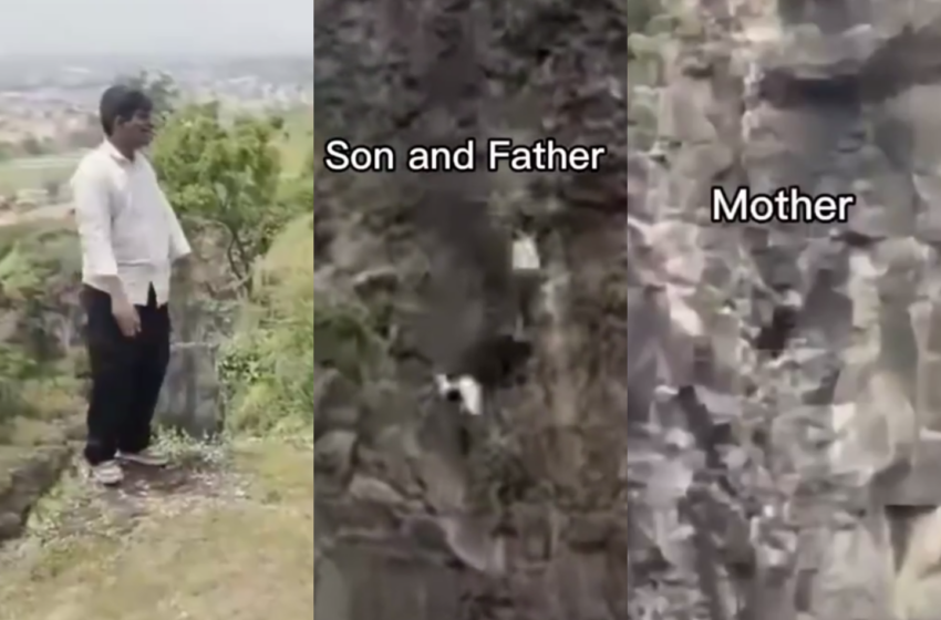 (VIDEO) Tragedie cumplită din cauza unui iPhone: Un tânăr din India și-a pierdut viața după ce s-a aruncat de pe o stâncă, provocând moartea întregii sale familii
