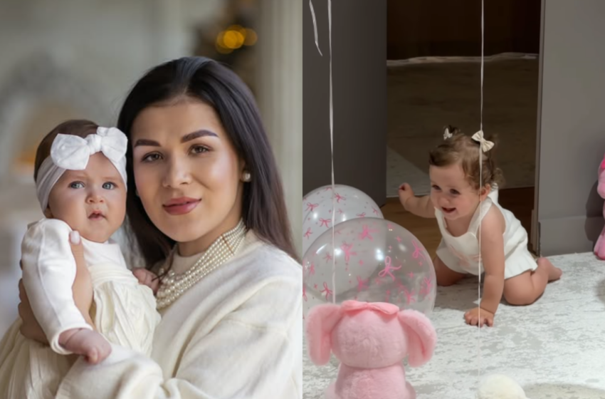  (VIDEO) „Tu ești „acasă” pentru noi”: Emoții mari pentru Anastasia Nichita și Valeriu Mircea. Fiica lor a împlinit un anișor