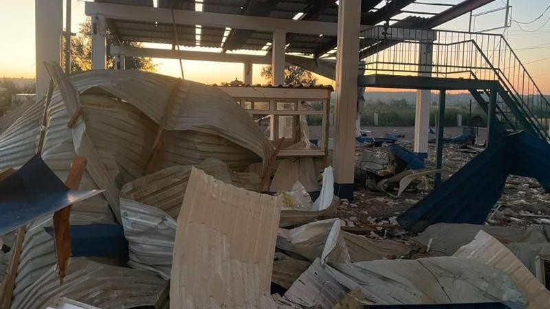  Punctul de trecere „Tabachi”, de la frontiera cu Republica Moldova, a fost distrus în urma unui atac cu drone
