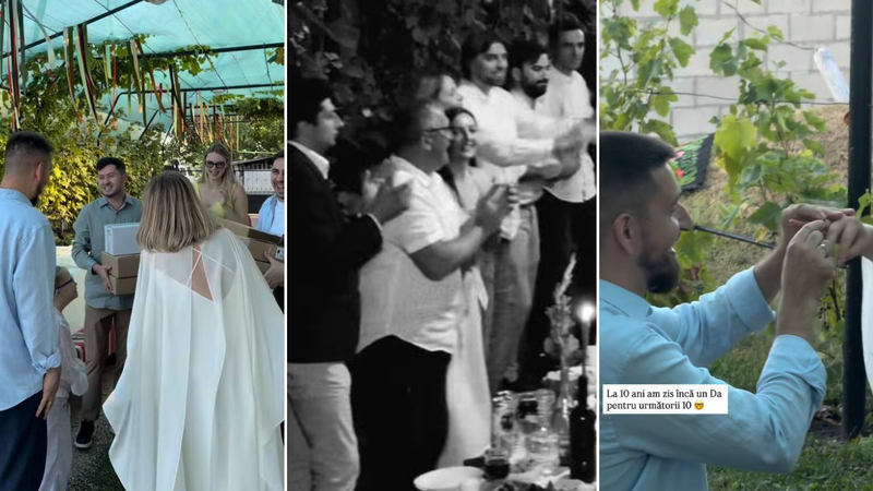  (VIDEO) Muzică live și cadouri: La petrecerea Ludmilei Adamciuc, la 10 ani de căsătorie, prezenți și tinerii PAS din chat-ul întitulat „Kenții”. Deputata a spus, din nou, „da”