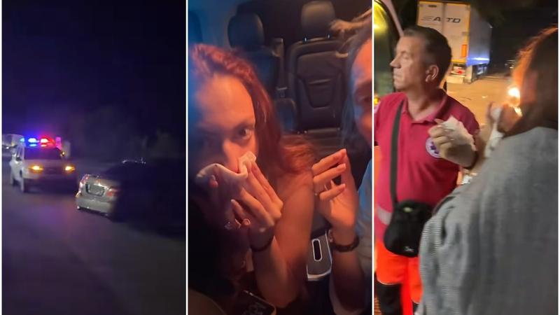  (FOTO) Fiica artistei ucrainene Olia Poliakova, cu nasul și orbita fracturate după accidentul violent din Moldova: Maria și interpreta au ajuns la Odesa
