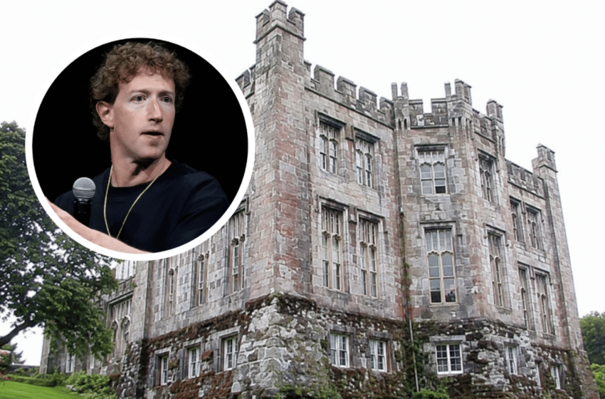  (FOTO) Mark Zuckerberg și-a cumpărat un castel gotic în Irlanda. Proprietatea valorează aproximativ 30 de milioane de euro