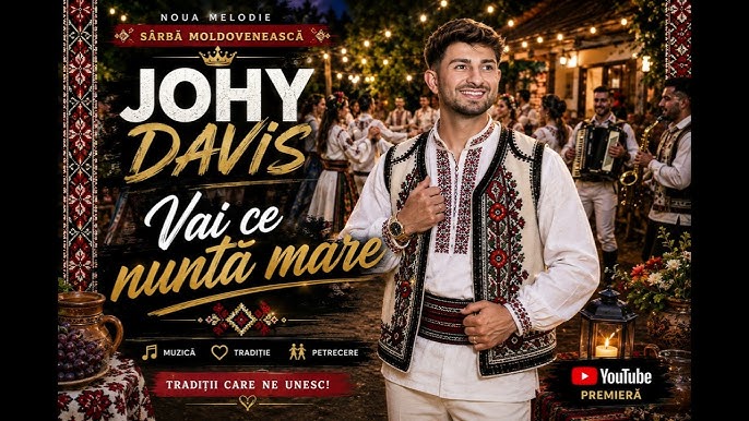  (VIDEO) „Să răsune la cât mai multe nunți!” Johy Davis a lăsat scandalul deoparte și s-a apucat de cântat sârbe moldovenești