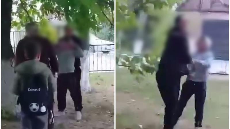  (VIDEO) Imagini cu impact emoțional: Un copil a fost bătut de o femeie, în fața altor minori, iar scenele, filmate și publicate: Poliția a inițiat verificări