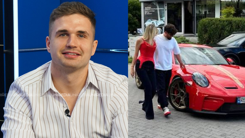  (VIDEO) O apariție care a costat scump: Câte sute de euro i-a pus Daniel Rachier în mână Vladei Boțan pentru a-și arăta bolidul de lux, la emisiunea sa