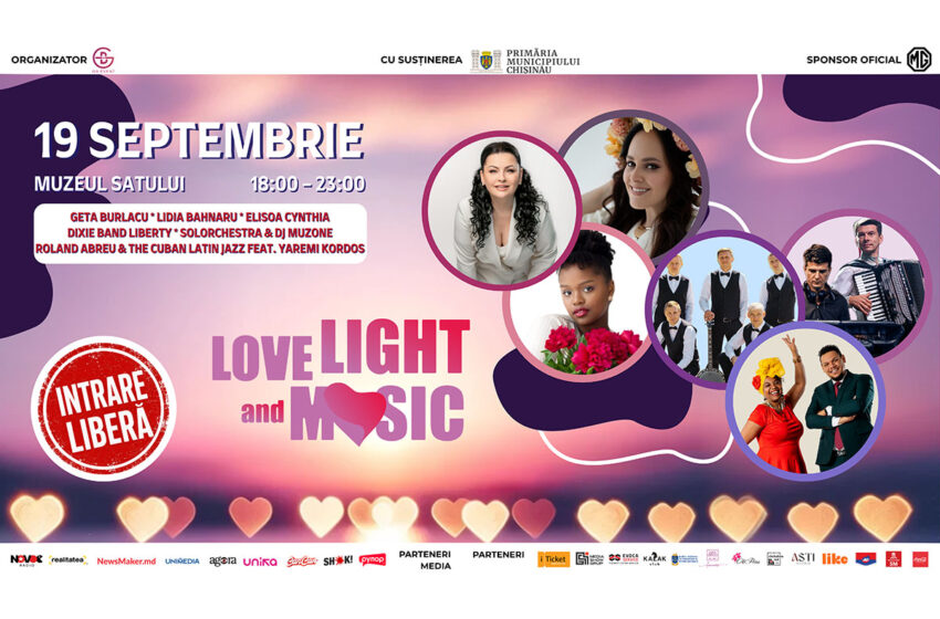  Muzică, lumină și fuziune de stiluri: Ce artiști vor urca pe scenă la Love, Light & Music Fest pe 19 septembrie