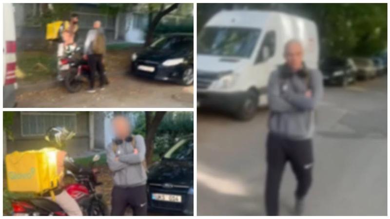  (VIDEO) „Du-te și te culcă”: Un curier ar fi fost agresat de un tânăr beat pe o stradă din capitală. Ionel Istrati a intervenit