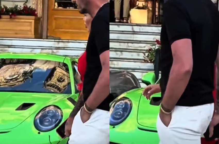  (VIDEO) Apariție surprinzătoare în Monaco! Un Porsche verde cu numere moldovenești a atras toate privirile, în orașul milionarilor