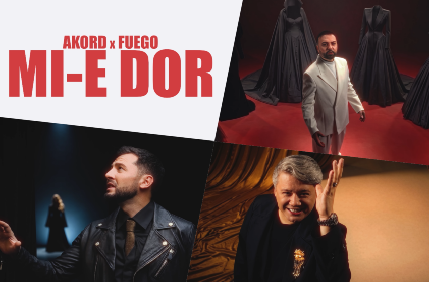  (VIDEO) „Mi-e dor de ochii tăi”: Akord și Fuego au lansat o colaborare surpriză. Videoclipul impresionează prin decoruri spectaculoase