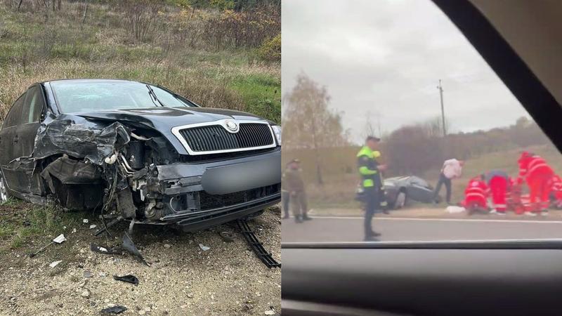  (FOTO) Și-a pierdut viața după ce a ajuns pe contrasens: Un șofer de 65 de ani, implicat în accidentul de la Ungheni, a decedat la spital