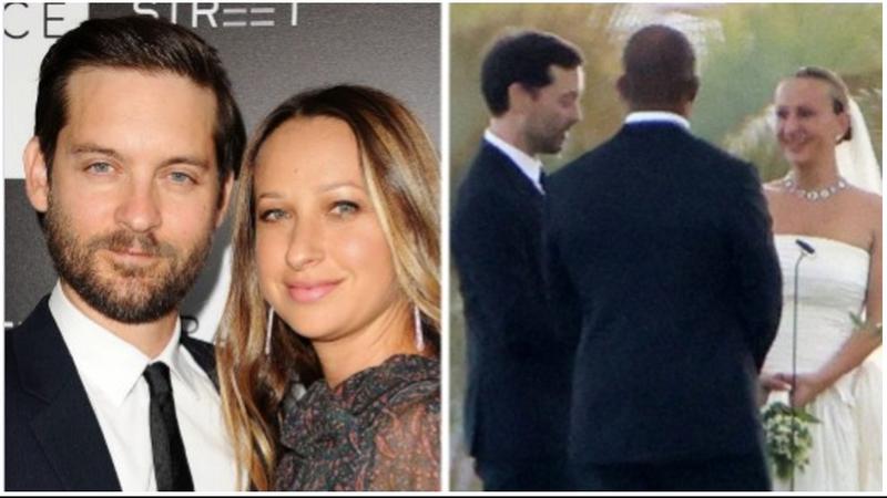  (FOTO) „Nu e deloc ranchiunos!” Tobey Maguire a oficiat nunta fostei soții cu un miliardar: Leonardo DiCaprio și Jeff Bezos, printre invitați