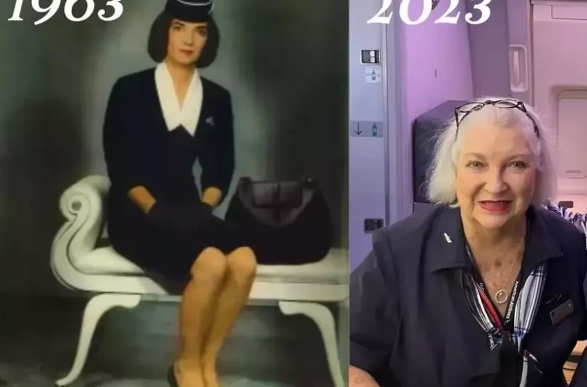  O viață trăită la înălțime! Cea mai longevivă stewardesă din lume se pensionează la 83 de ani, după mai bine de 6 decenii de zbor