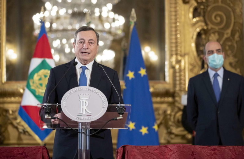 L’Italia verso il governo Draghi
