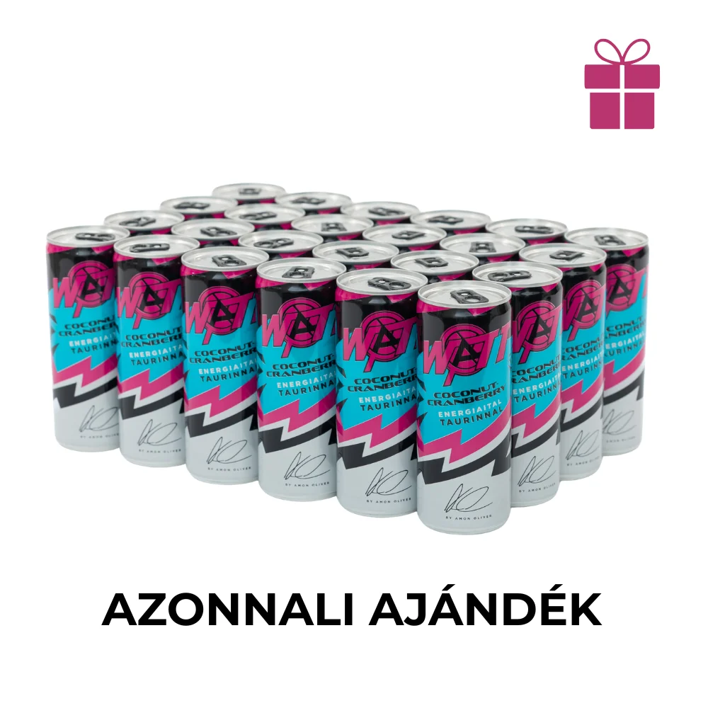 WAO Coconut-Cranberry energiaital taurinnal 250 ml - 24 db